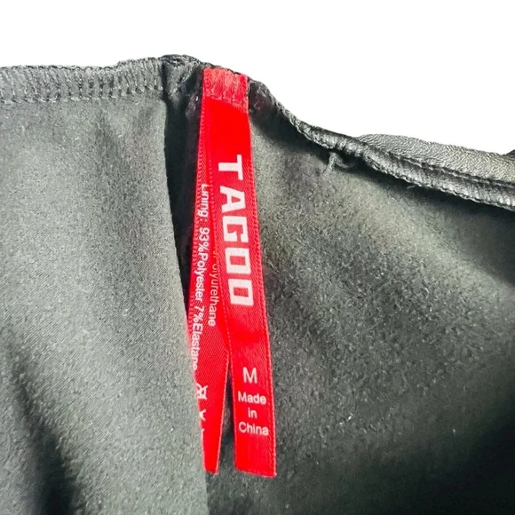 Yahoo Black Faux Leather Leggings - Picture 4 of 4